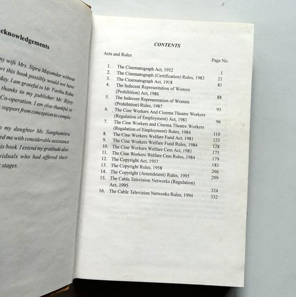 A User's Handbook for Laws for Cinemas and Videos by Dr. Debasish Majumdar - Image 5