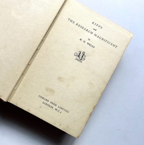 KIPPS & THE RESEARCH MAGNIFICENT BY H.G WELLS - Image 3