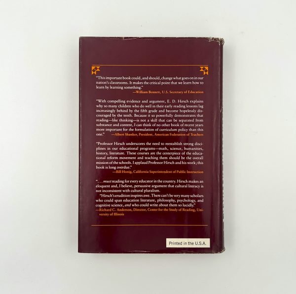 CUTURAL LITERACY BY E.D.HIRSCH,JR. - Image 6