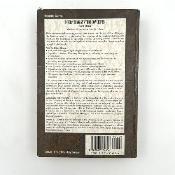 Operating System Concepts by Abraham Silberschatz, Peter B. Galvin - Image 3