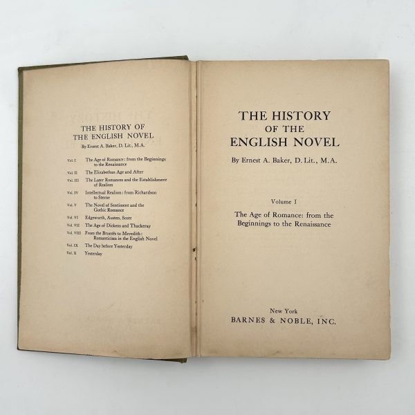 The History of English Novel by Ernest A. Baker - Image 4