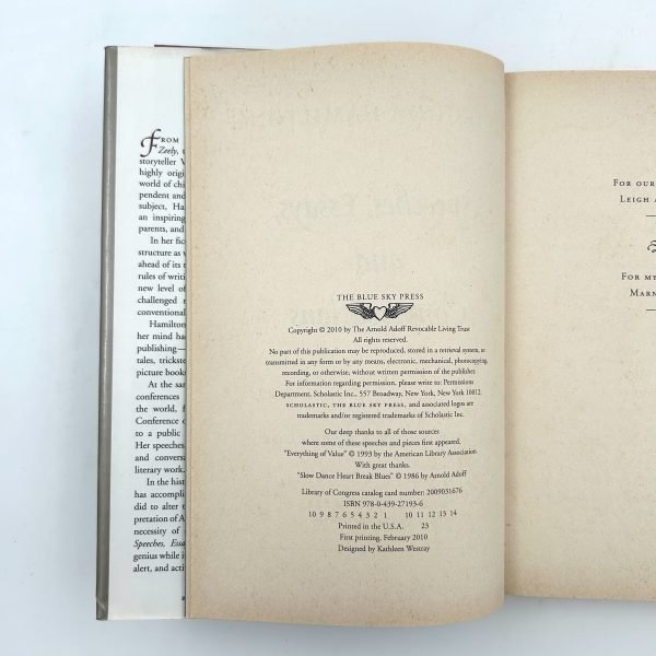 Virginia Hamilton: Speeches, Essays & Conversations : Edited by: Arnold Adoff & Kacy Cook - Image 6