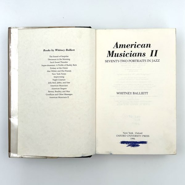 American Musicians 2 By Whitney Balliett - Image 4