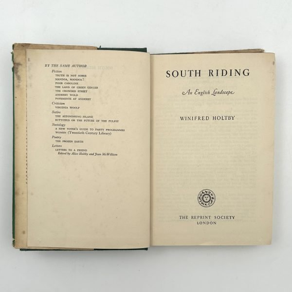South Riding By Winifred Holtby - Image 5