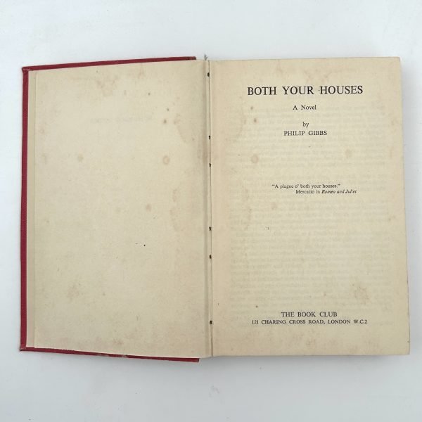Both Your Houses By Philip Gibbs - Image 4
