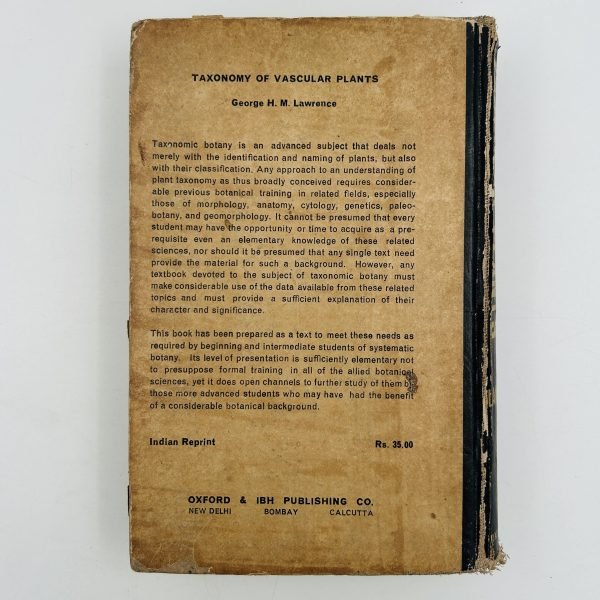 Taxonomy of Vascular Plants by George H.M. Lawrence - Image 3