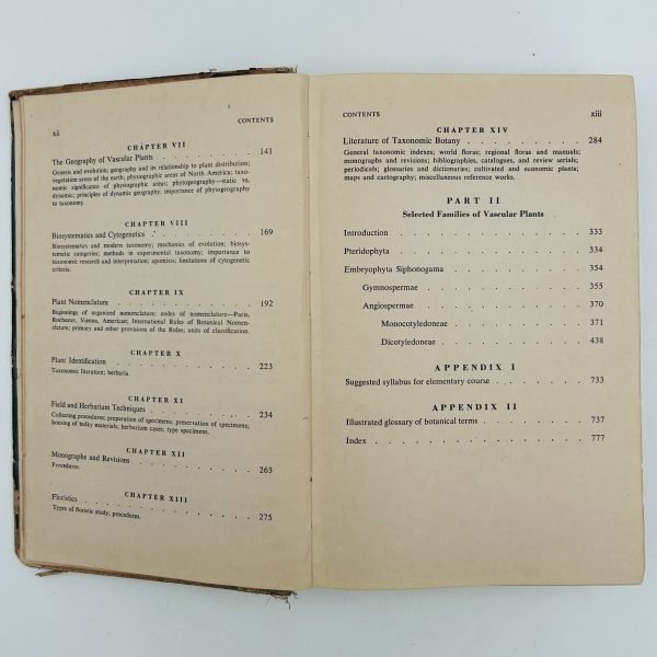 Taxonomy of Vascular Plants by George H.M. Lawrence - Image 8