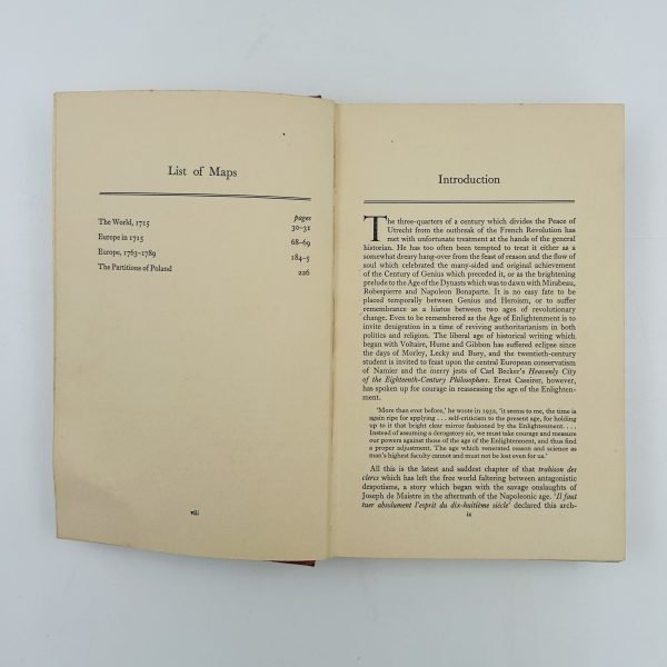 EUROPE IN THE EIGHTEENTH CENTURY by R.J. White - Image 7