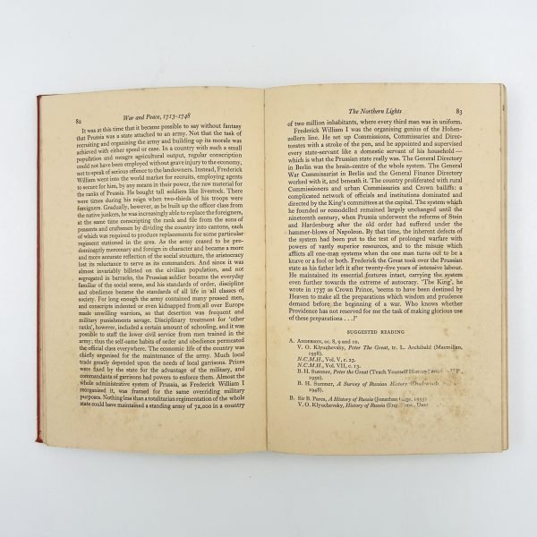 EUROPE IN THE EIGHTEENTH CENTURY by R.J. White - Image 11