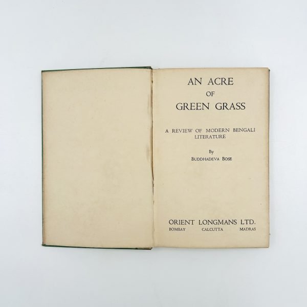 AN ACRE OF GREEN GRASS by Buddhadeva Bose - Image 4