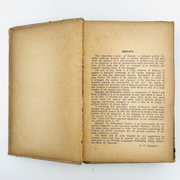 Russian – An Elementary Course (in 2 Volumes) - Image 4