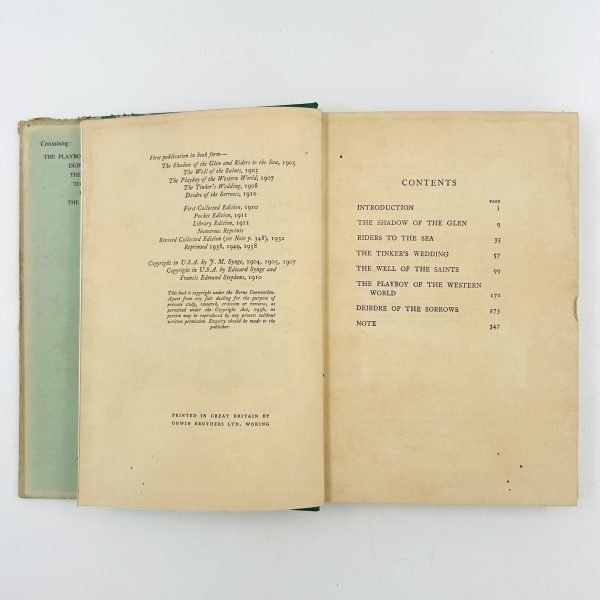 Plays by John M. Synge - Image 5