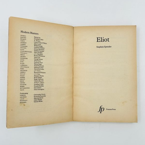 ELIOT by Stephen Spender - Image 4