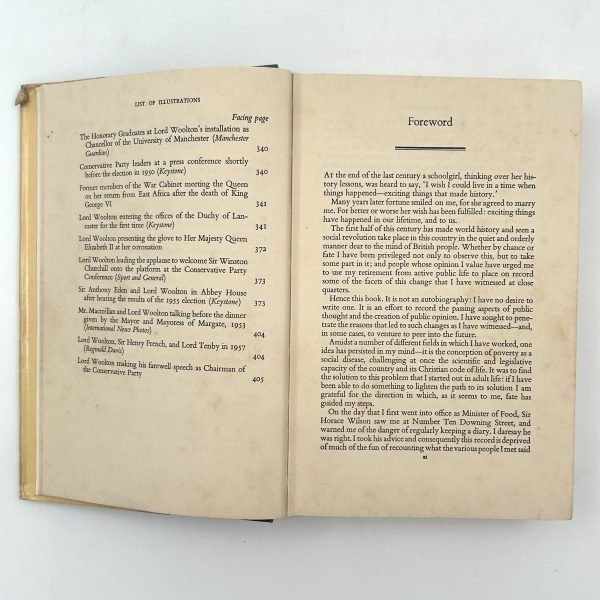 The Memoirs of the Rt. Hon. The Earl of Woolton - Image 8