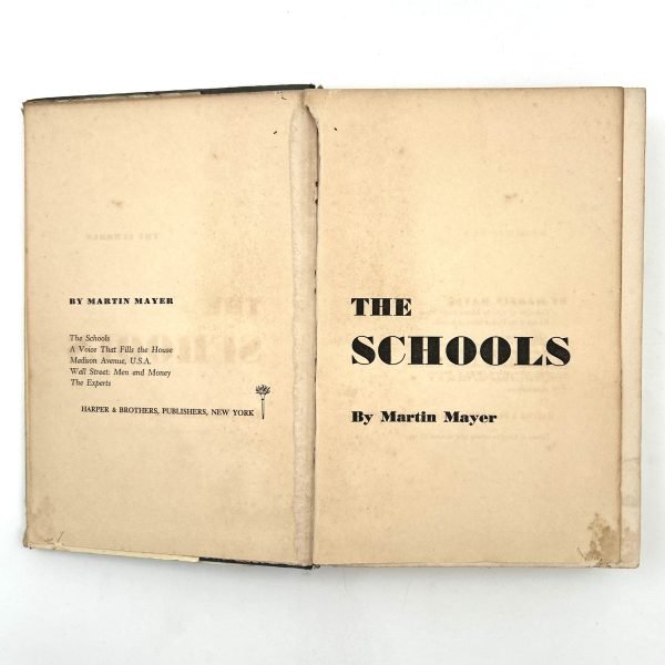 THE SCHOOLS by Martin Mayer - Image 4