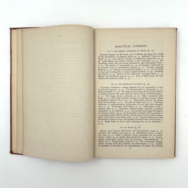 THE NATURE OF BELIEF by M.C. D'Arcy - Image 7