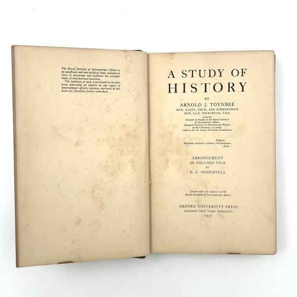 A Study of History by D.C. Somervell - Image 4