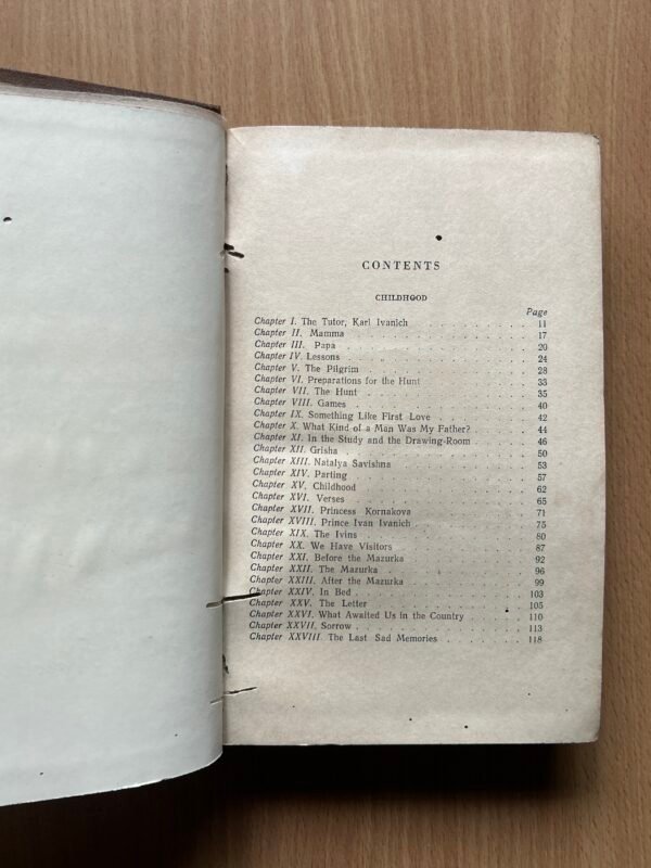 Childhood, Boyhood, Youth BY Author: Lev Tolstoi - Image 7