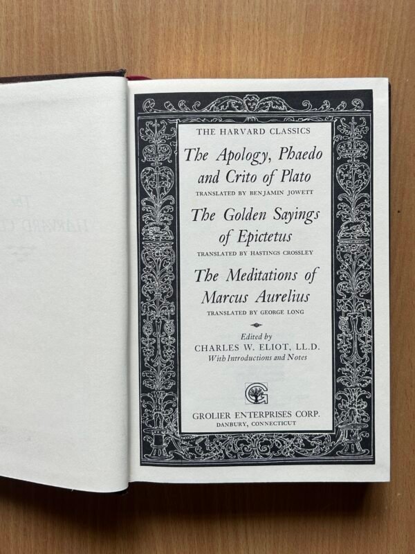 The Harvard Classics- Plato – Epictetus – Marcus Aurelius - Image 3