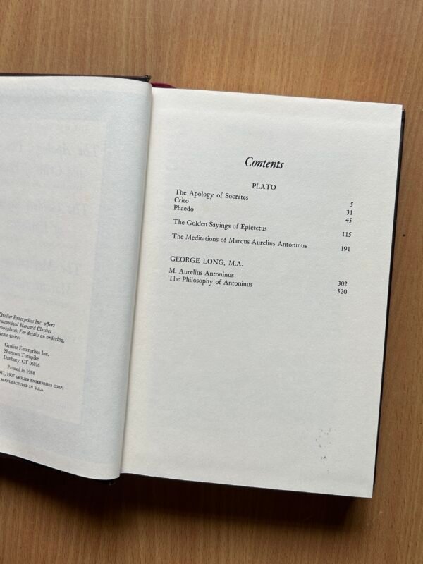 The Harvard Classics- Plato – Epictetus – Marcus Aurelius - Image 4