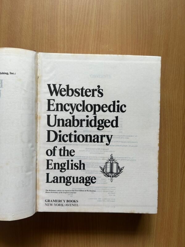 Webster’s Encyclopedic Unabridged Dictionary of the English Language - Image 3
