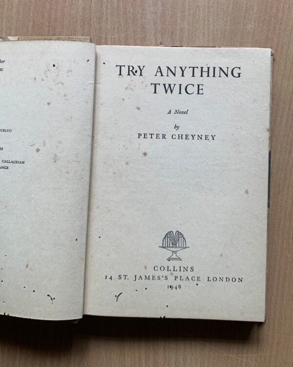 Try Anything Twice  - Peter Cheyney - Image 4