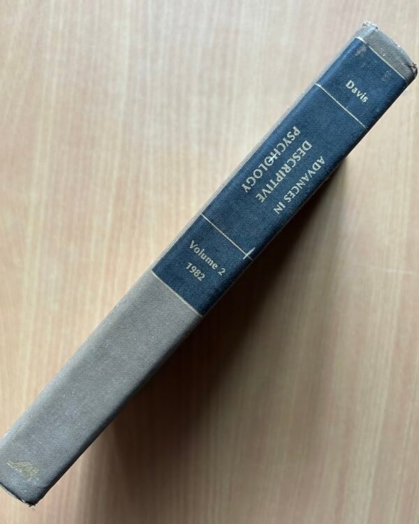 Advances in Descriptive Psychology  - Keith E. Davis - Image 5