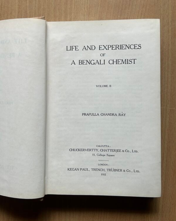 Life and Experiences of a Bengali Chemist — Two Volumes  - Prafulla Chandra Ray - Image 8