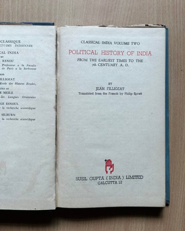 Political History of India  - J. Filliozat - Image 3