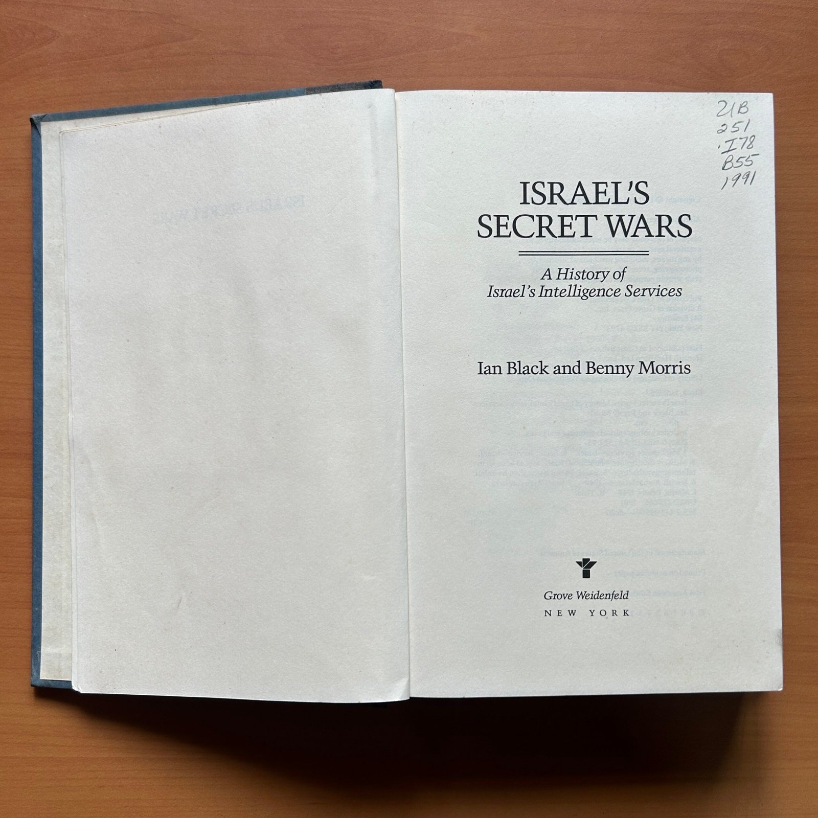 Israel’s Secret Wars - Ian Black & Benny Morris - Image 2
