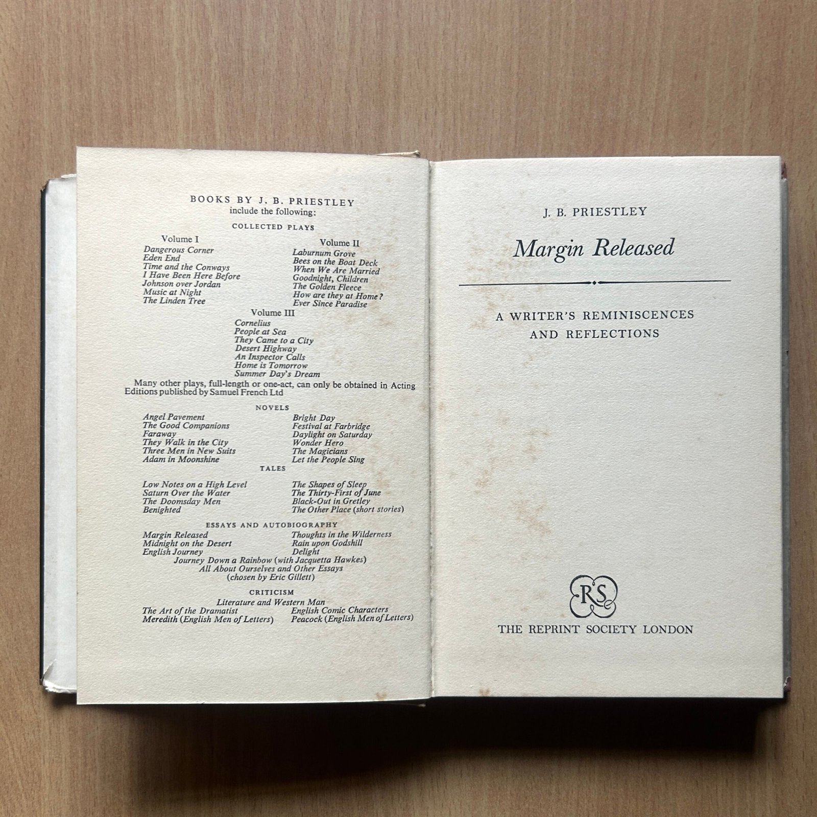 Margin Released - J. B. Priestley - Image 2