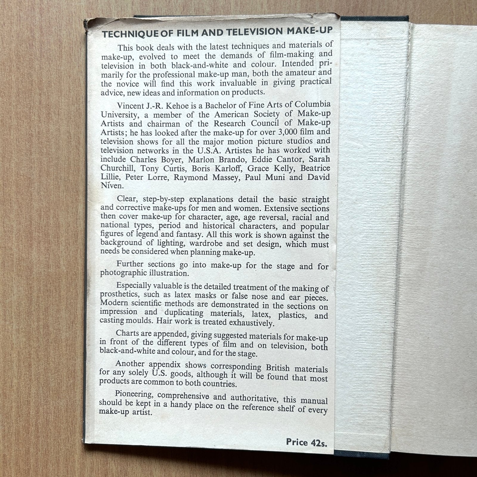 The Technique of Film and Television Make-Up - Vincent J-R. Kehoe - Image 2