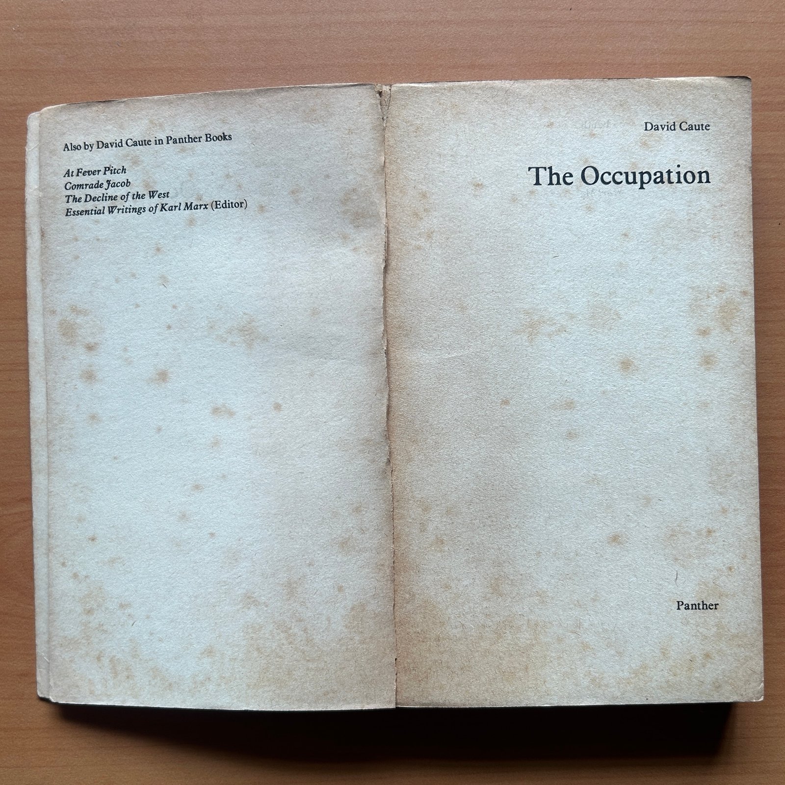 The Occupation - David Caute - Image 4