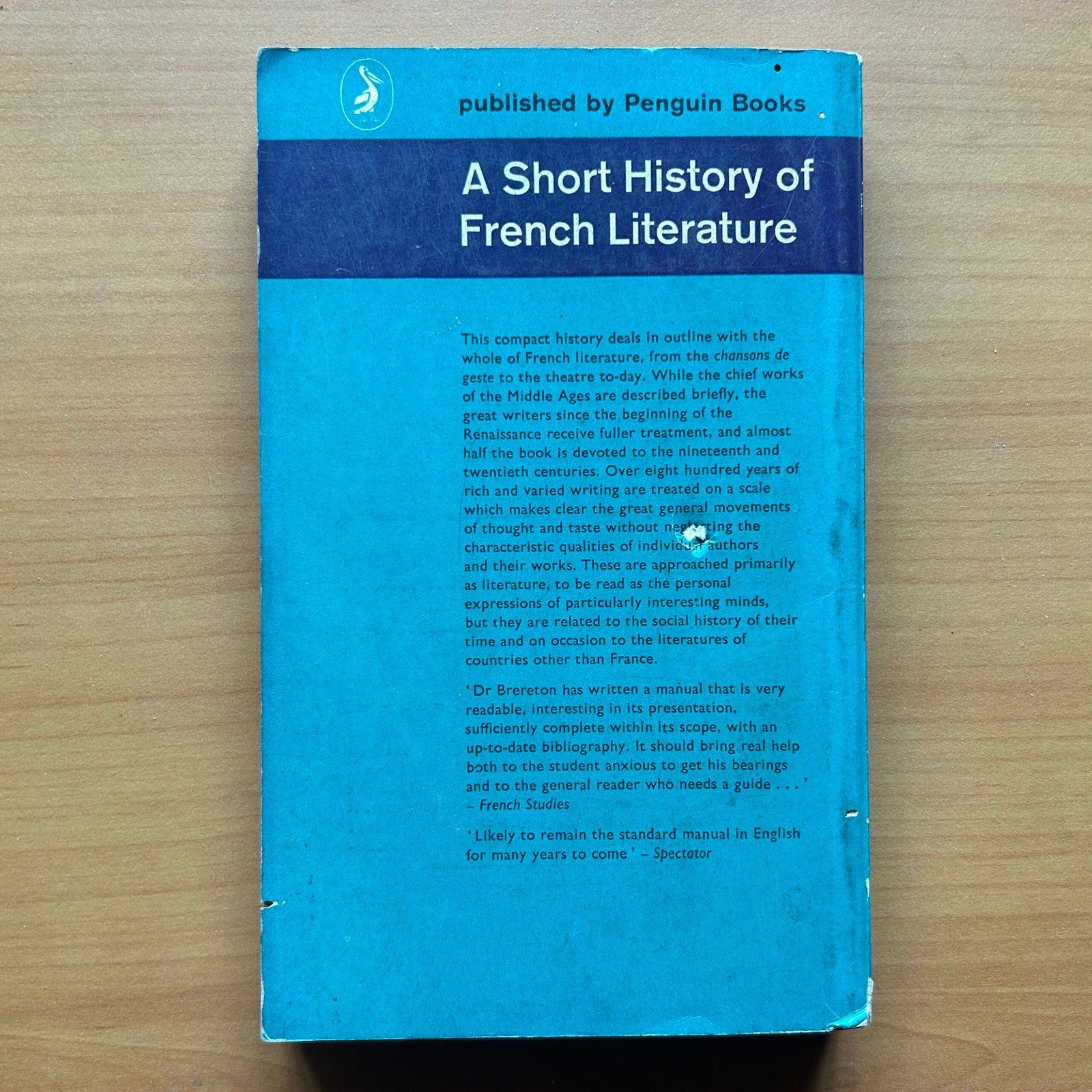 A Short History of French Literature - Geoffrey Brereton - Image 3