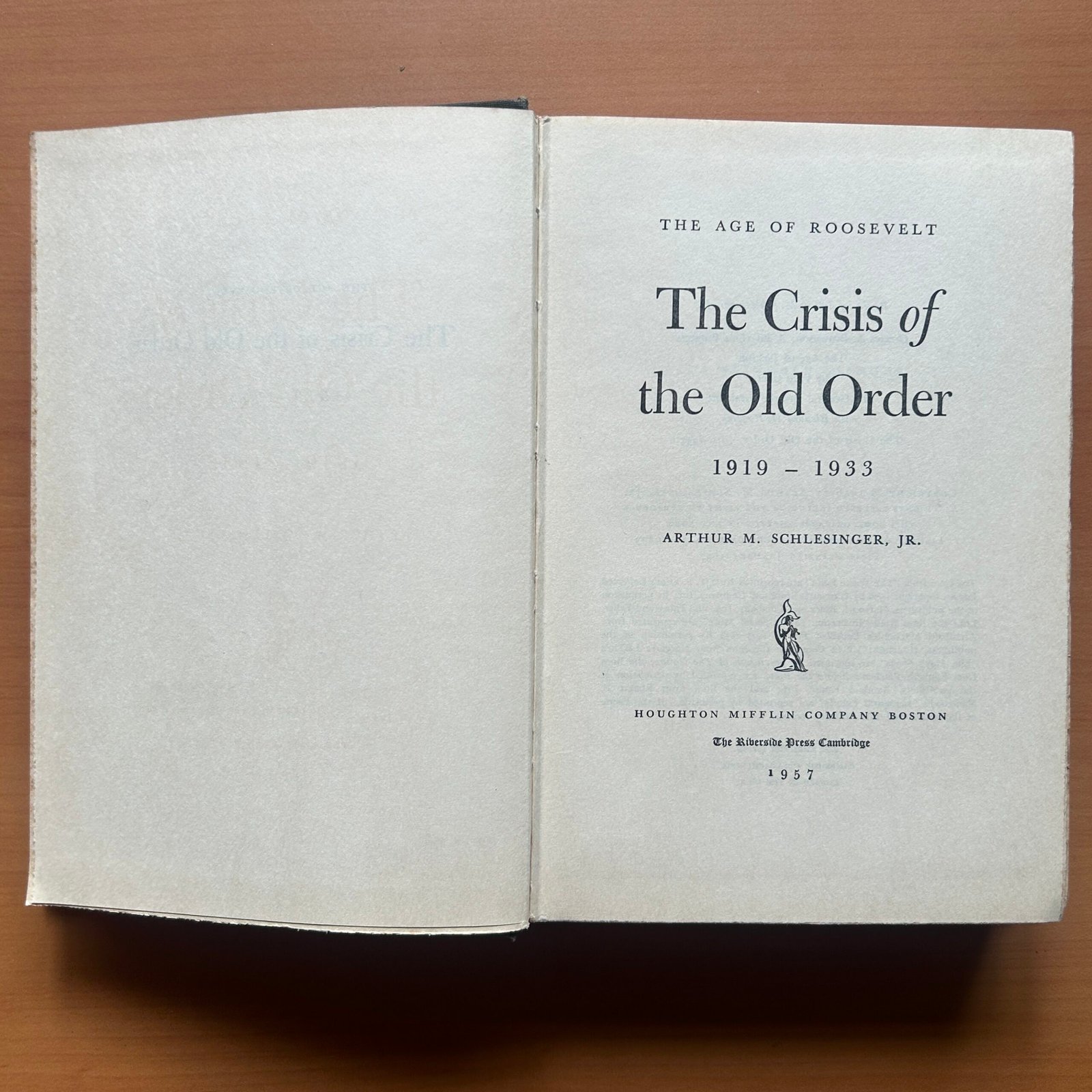 The Crisis of the Old Order - Arthur M. Schlesinger Jr. - Image 2