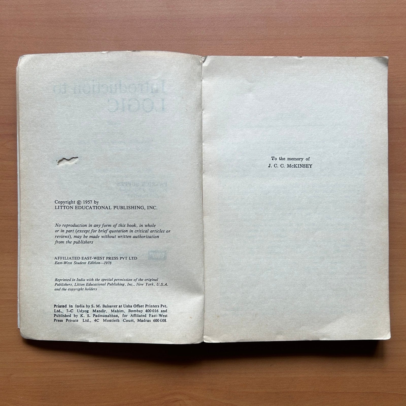 Introduction to Logic - Patrick Suppes - Image 4