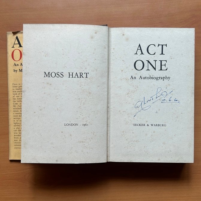 Act One: An Autobiography - Moss Hart - Image 3