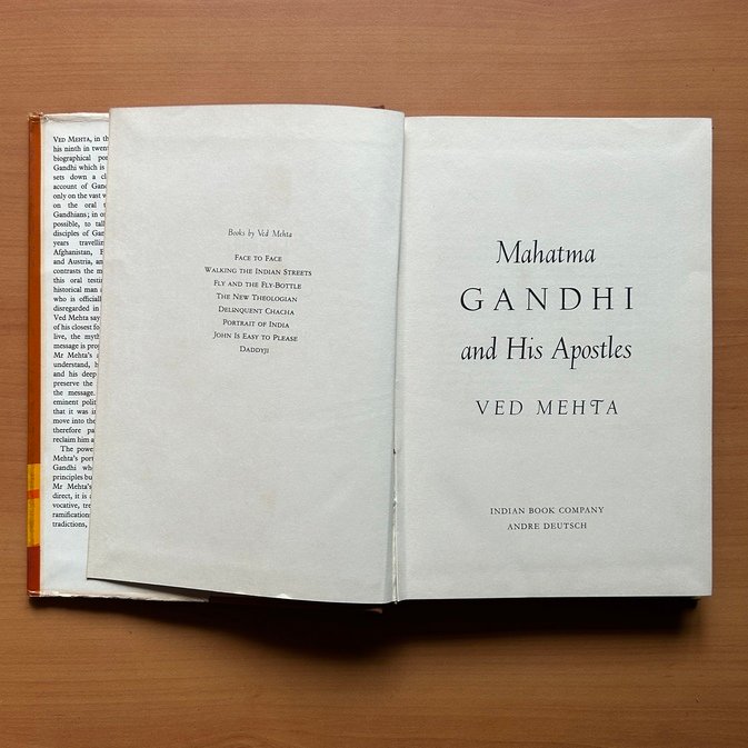 Mahatma Gandhi and His Apostles - Ved Mehta - Image 3