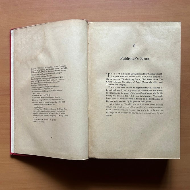 Memoirs of the Second World War - Winston S. Churchill - Image 4