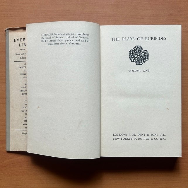 The Plays of Euripides – Volume I - Ernest Rhys - Image 2
