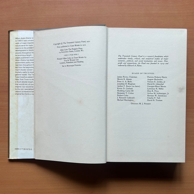 Asian Drama: An Inquiry into the Poverty of Nations - Gunnar Myrdal - Image 3