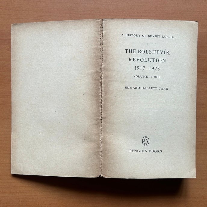 The Bolshevik Revolution, 1917–1923 – Volume 3 - E. H. Carr - Image 3